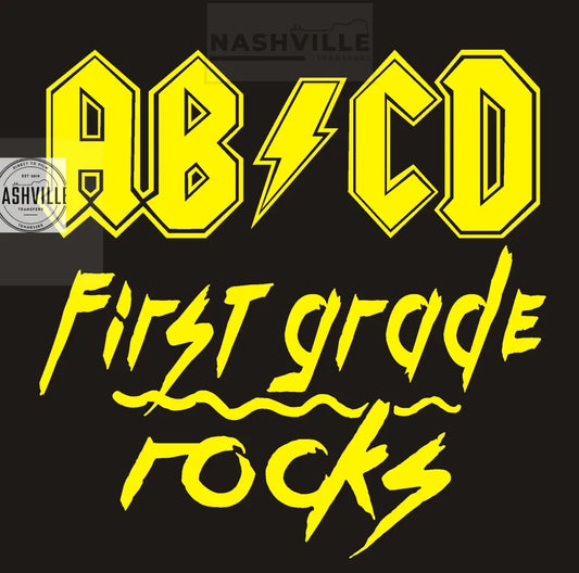 Abcd First Grade Rocks School Transfer.
