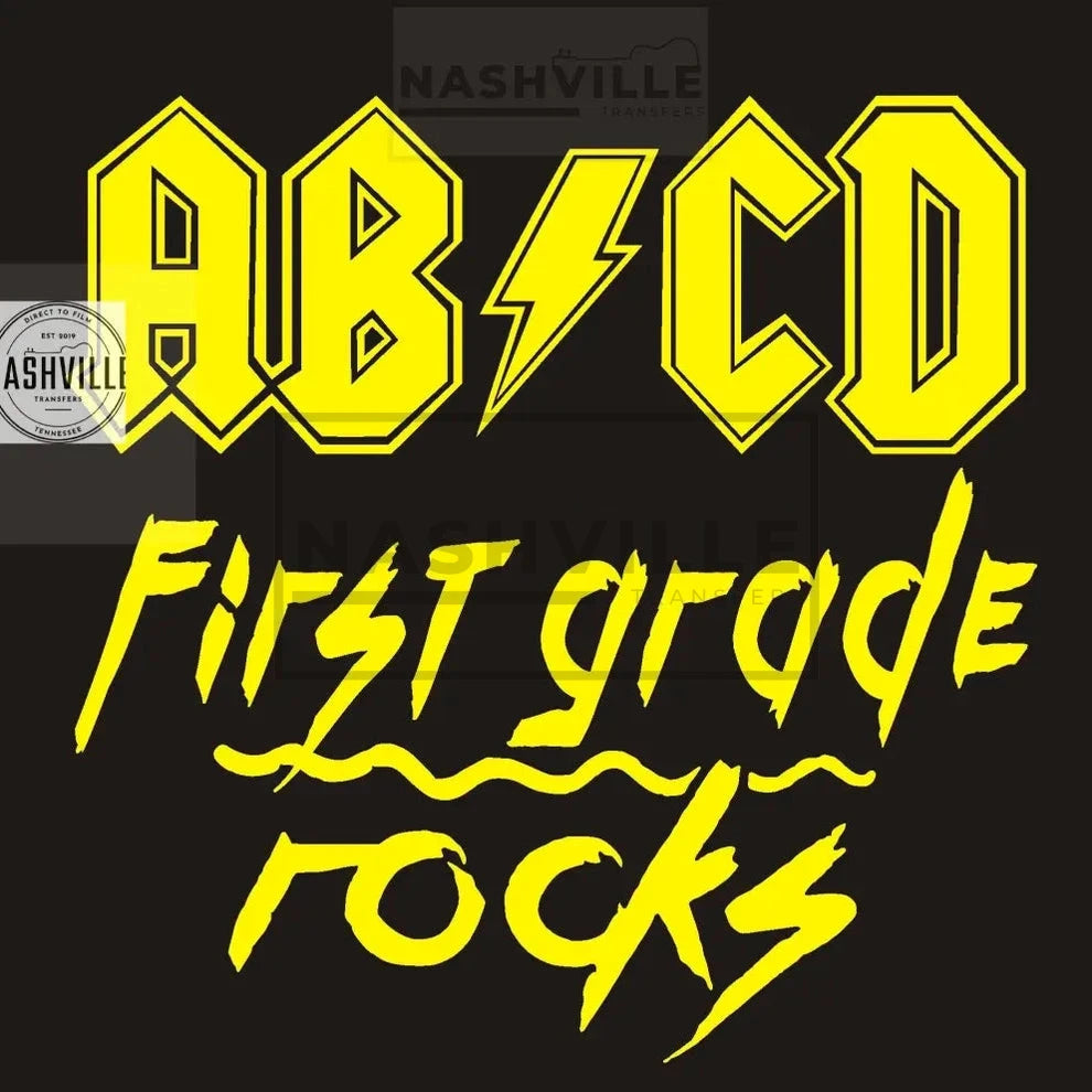 Abcd First Grade Rocks School Transfer.
