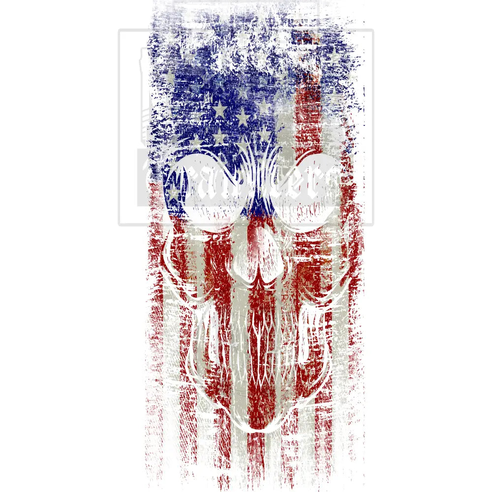 American skeleton rasterized transfer. PRINTS