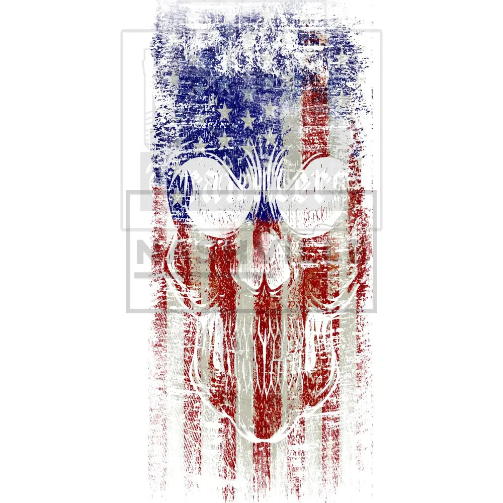 American skeleton rasterized transfer. PRINTS