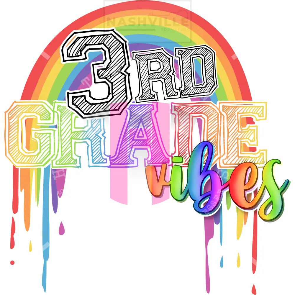 Back To School Vibes Transfers Prints