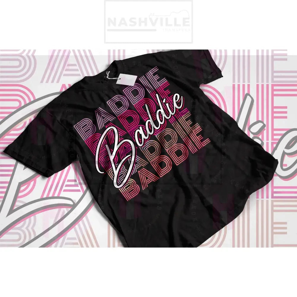 Baddie Tee. Small / Pink