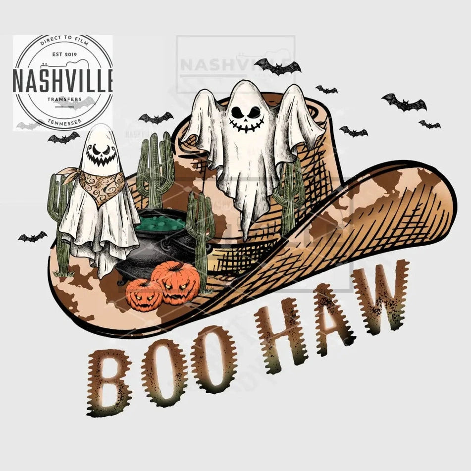 Boo Haw Halloween Transfer.