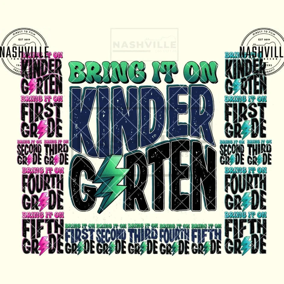 Bring It On! Back To School Transfers. Prints
