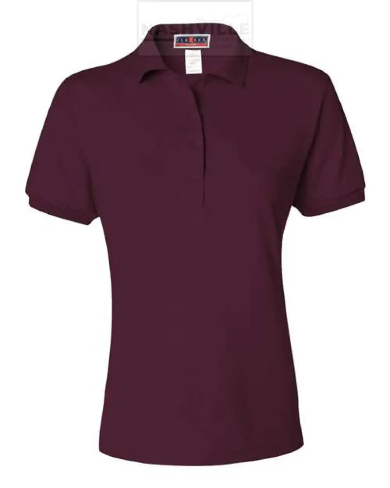 Corporate Customizable Button Up Apparel. S / Maroon