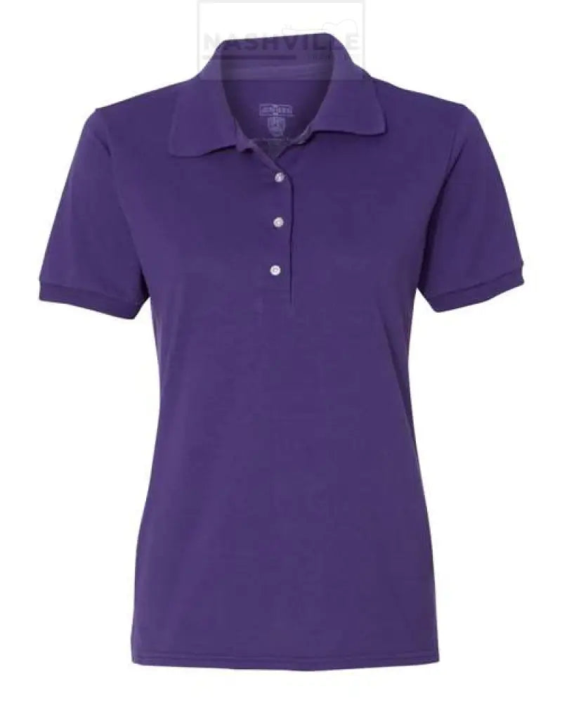 Corporate Customizable Button Up Apparel. S / Purple