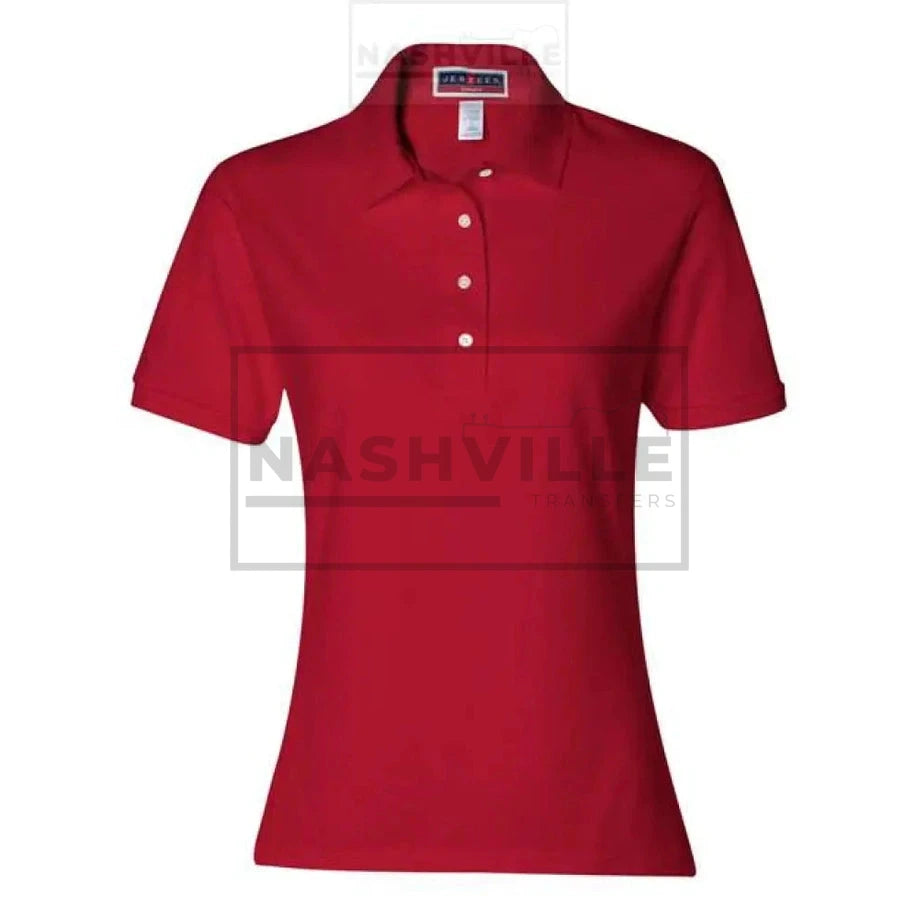 Corporate Customizable Button Up Apparel. S / Red