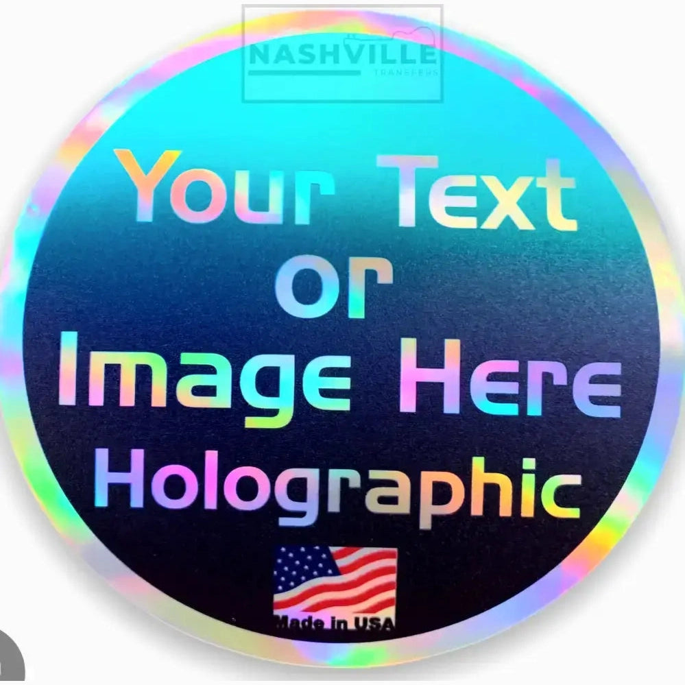 Custom Sticker Gang Builder Halographic Sheet