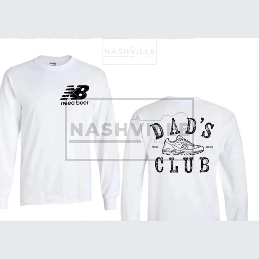 Dads Club Tee. S / Long Sleeve