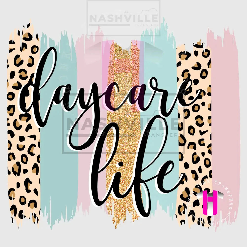 Daycare Life Brush Strokes Transfer.