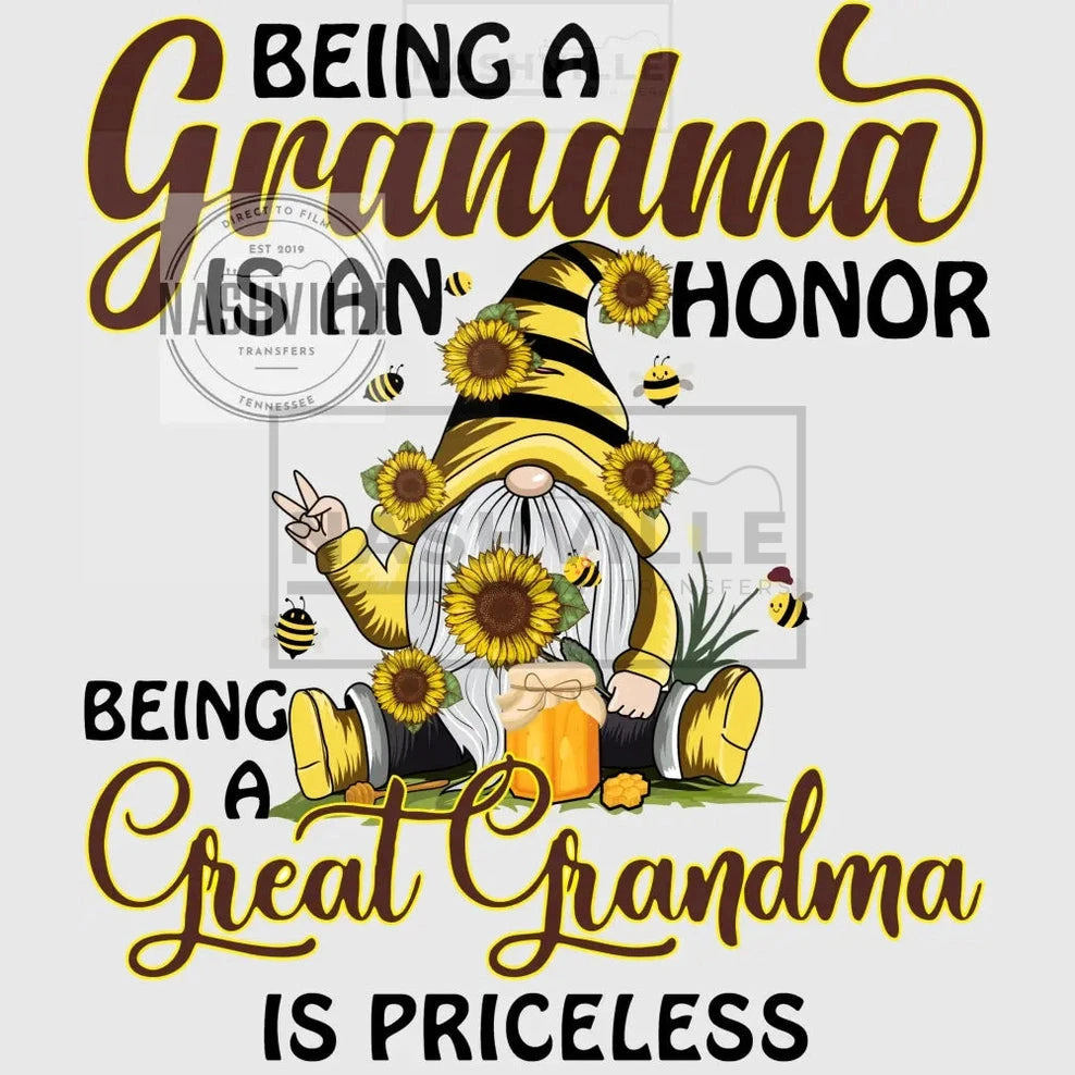 Grandma Is An Honor Transfer