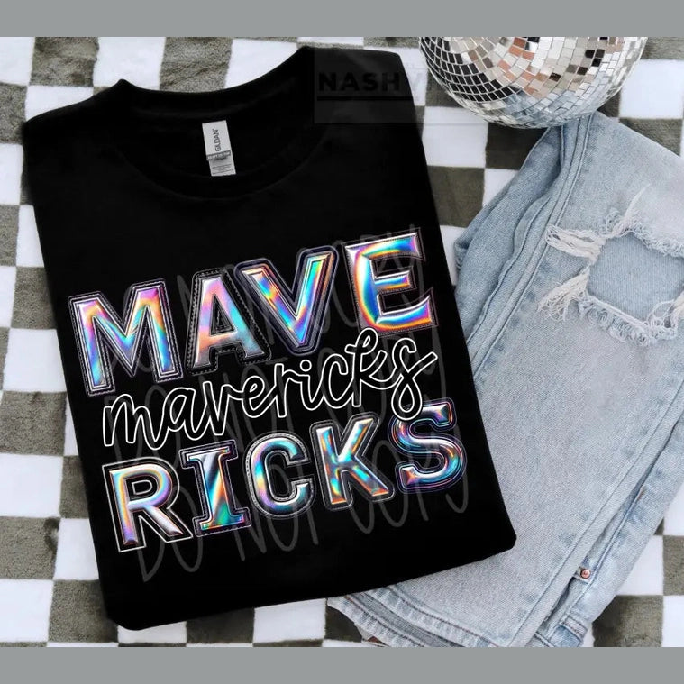 Halographic Effect Mascot Tee