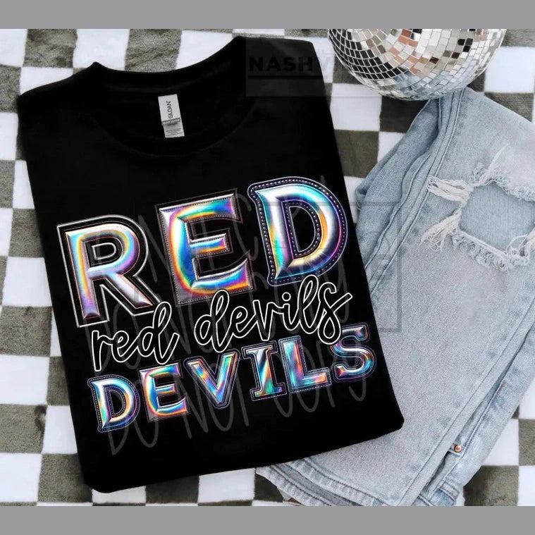 Halographic Effect Mascot Tee