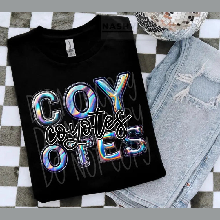 Halographic Effect Mascot Tee