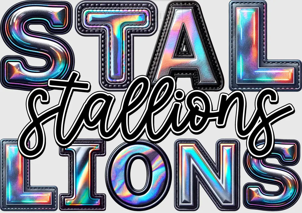 Halographic Effect Mascot Transfer