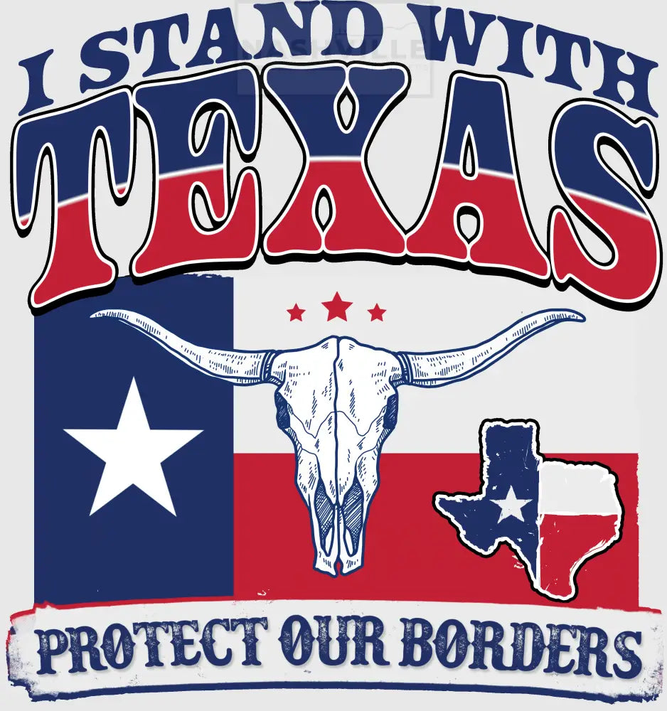 I Stand With Texas. Protect Our Borders Stock Transfer.