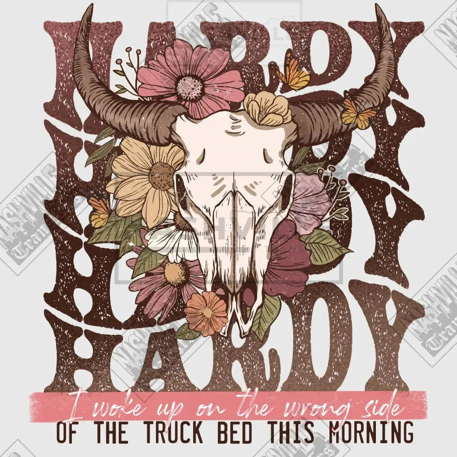 I Woke Up On The Wrong Side Of Truck Bed This Morning Transfer.