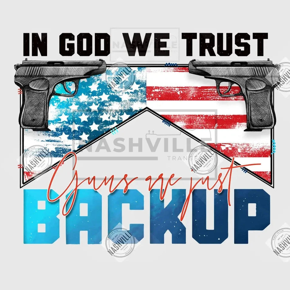 In God We Trust Patriotic Transfer
