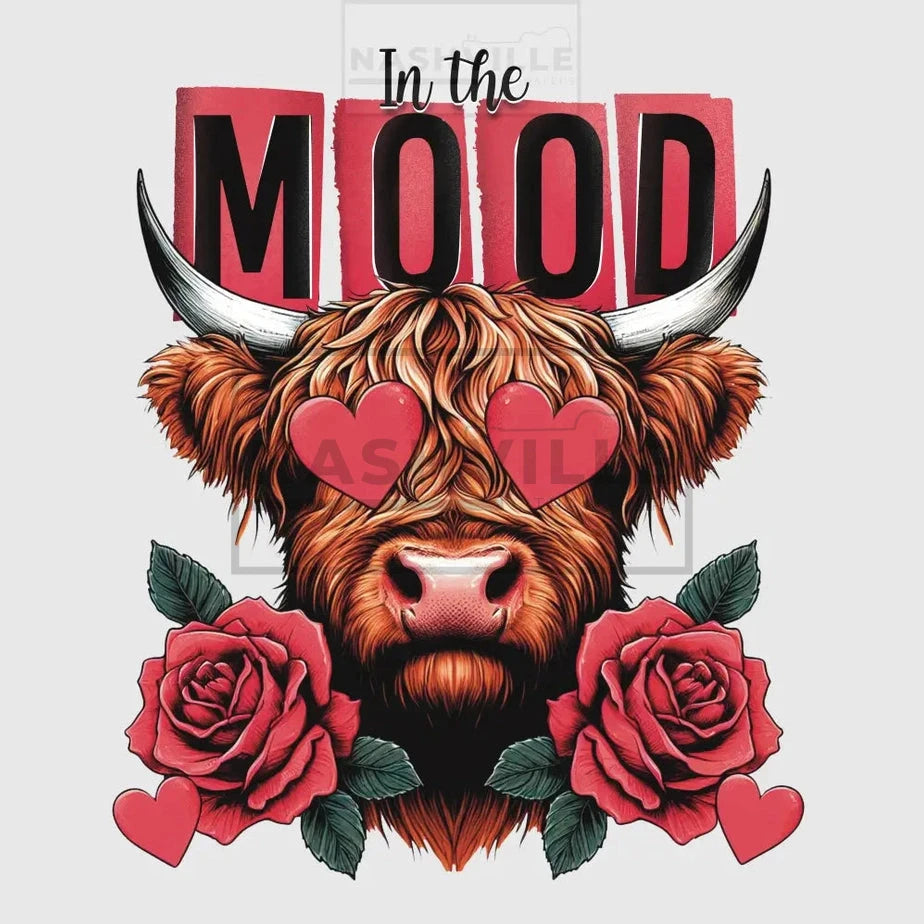 In The Mood Valentines Holiday Cow Transfer.