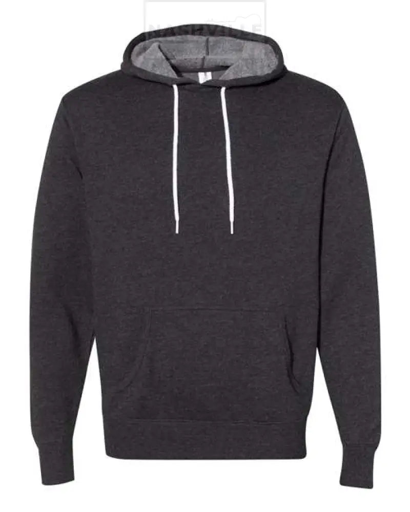 Independent Trading Lightweight Customizable Hoodie S / Charcoal Heather