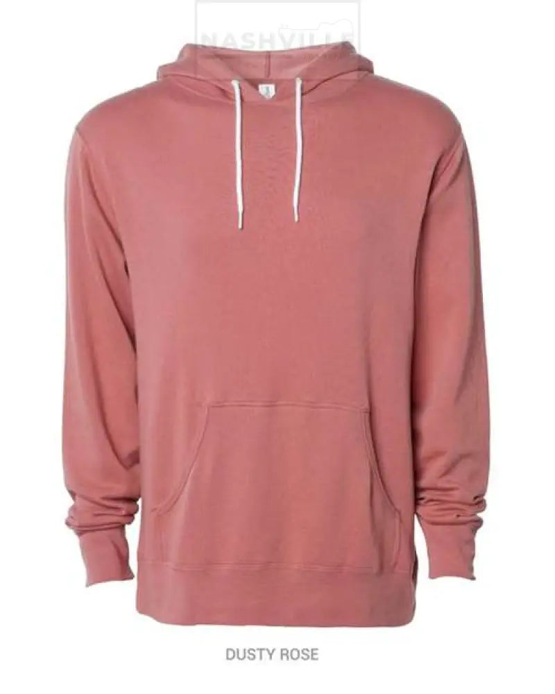 Independent Trading Lightweight Customizable Hoodie S / Rose