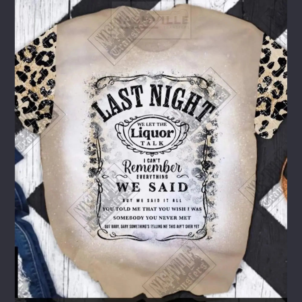 Last Night Tee
