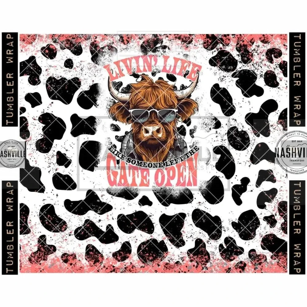 Livin Life Tumbler Wrap.