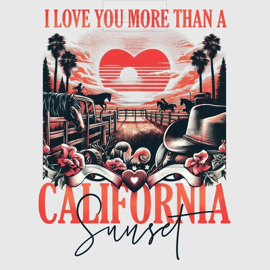 Love you more than CA. Sunsets stock transfer.