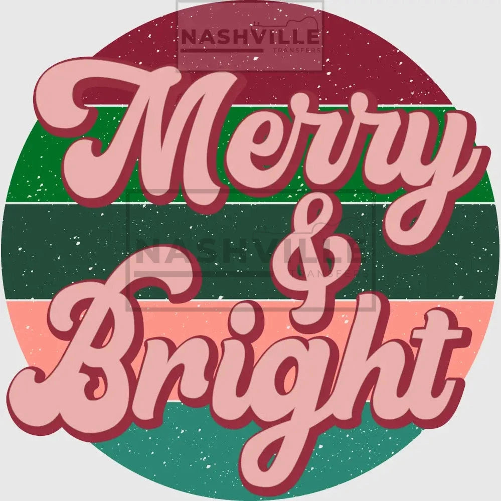 Merry And Bright Holiday Transfer