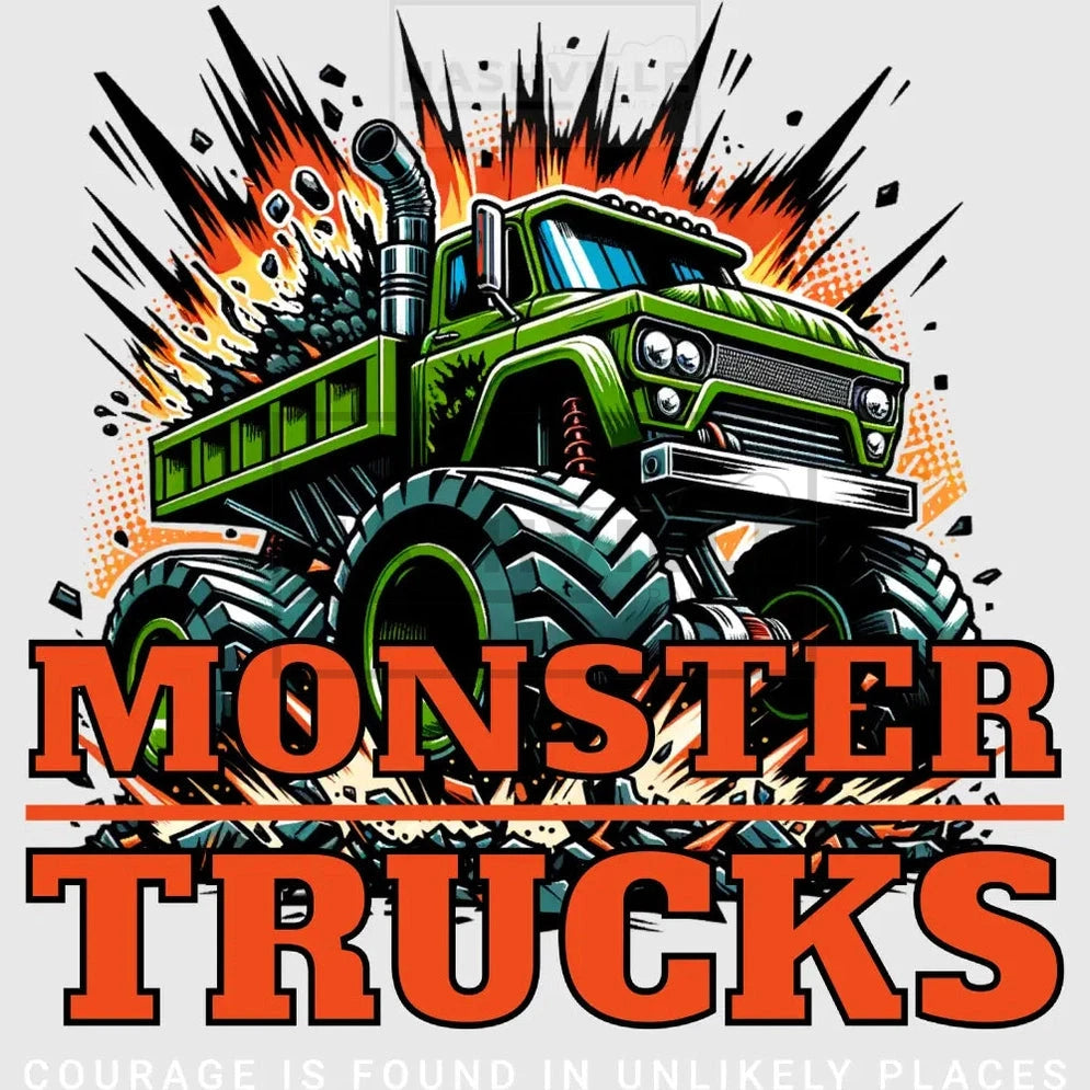 Monster Trucks Kids Tee