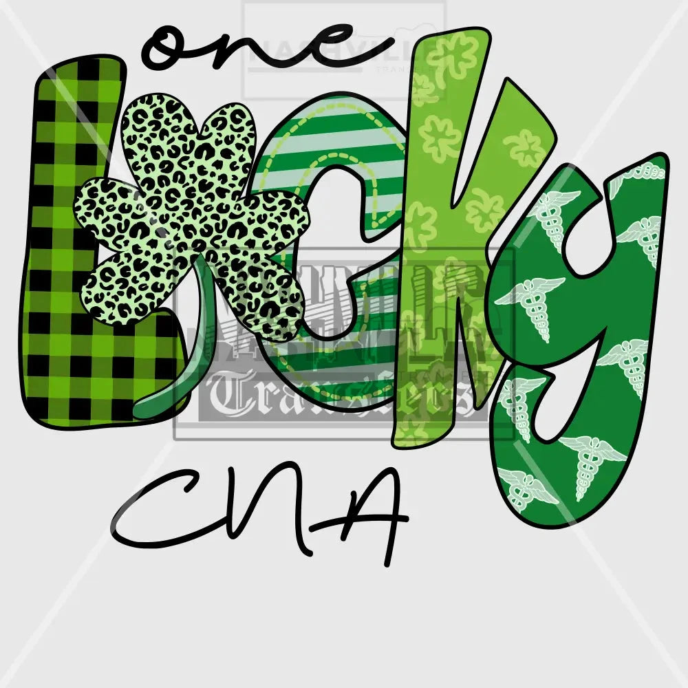 One Lucky Cna St. Patricks Holiday Stock Transfer