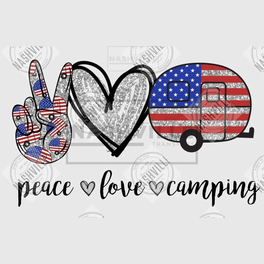 Peace. Love. Camping Transfer.
