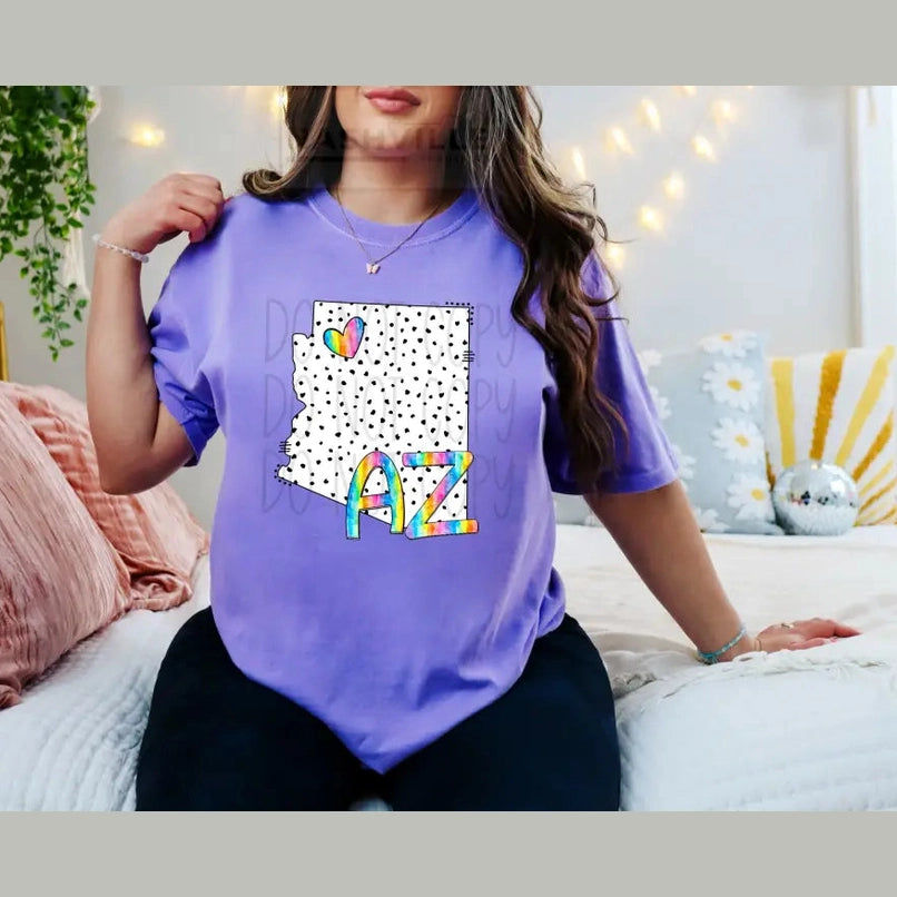 Polka Dot States Tees T - Shirt