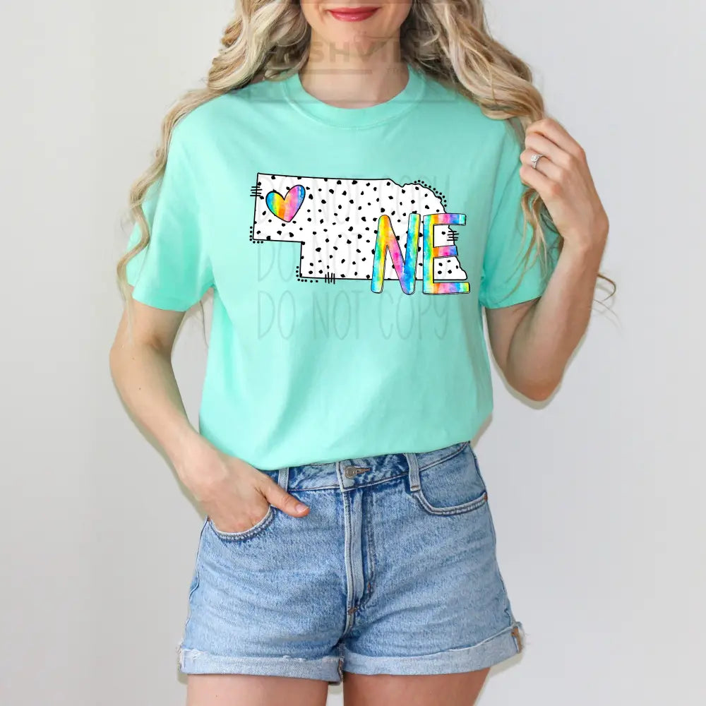 Polka Dot States Tees T - Shirt