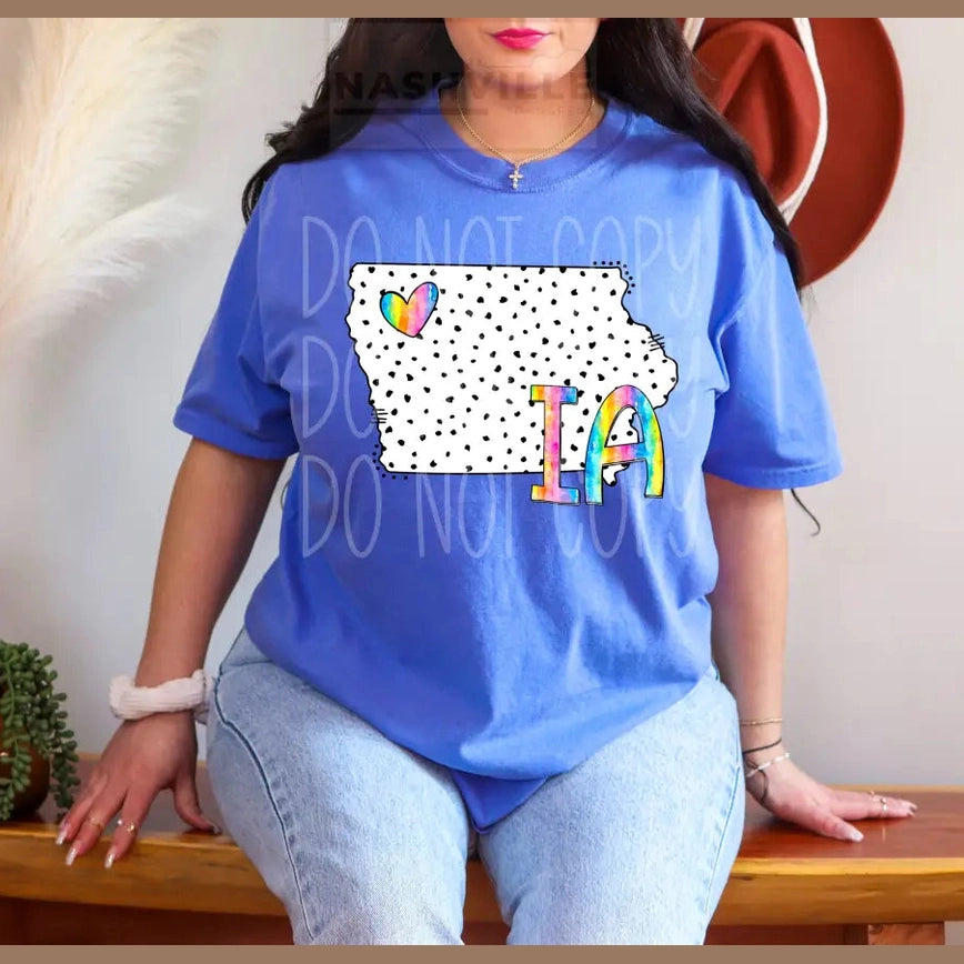 Polka Dot States Tees T - Shirt