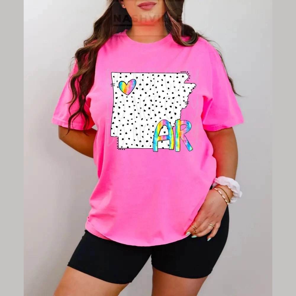 Polka Dot States Tees T - Shirt