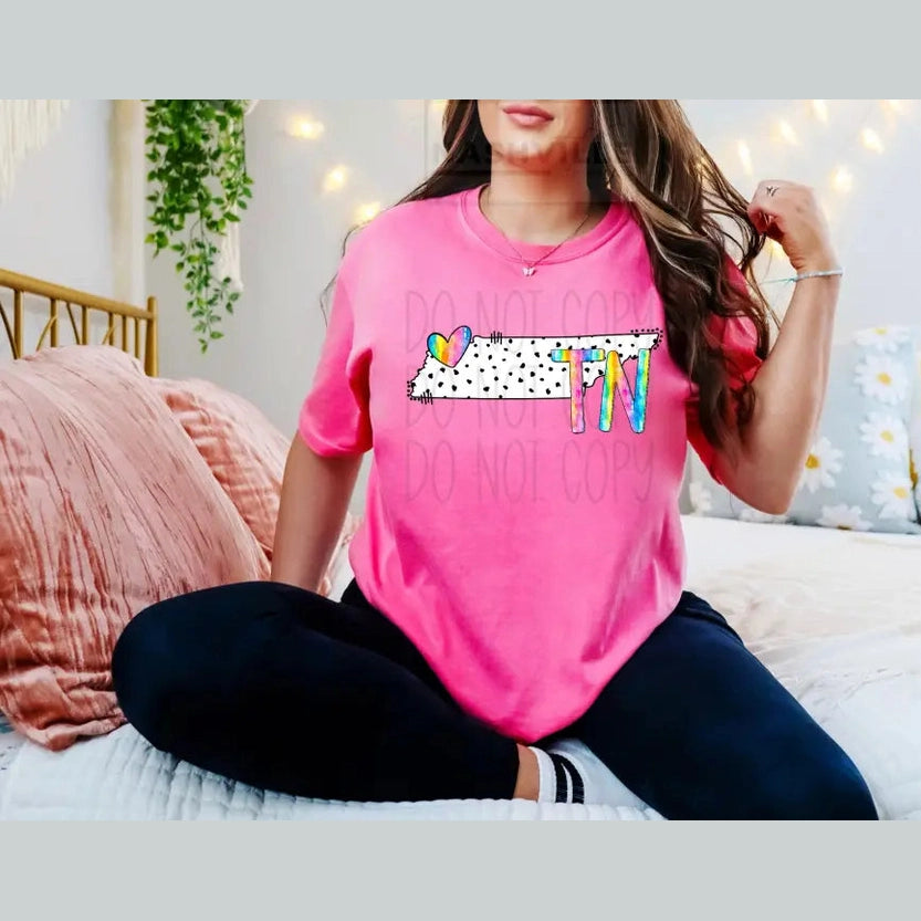 Polka Dot States Tees T - Shirt