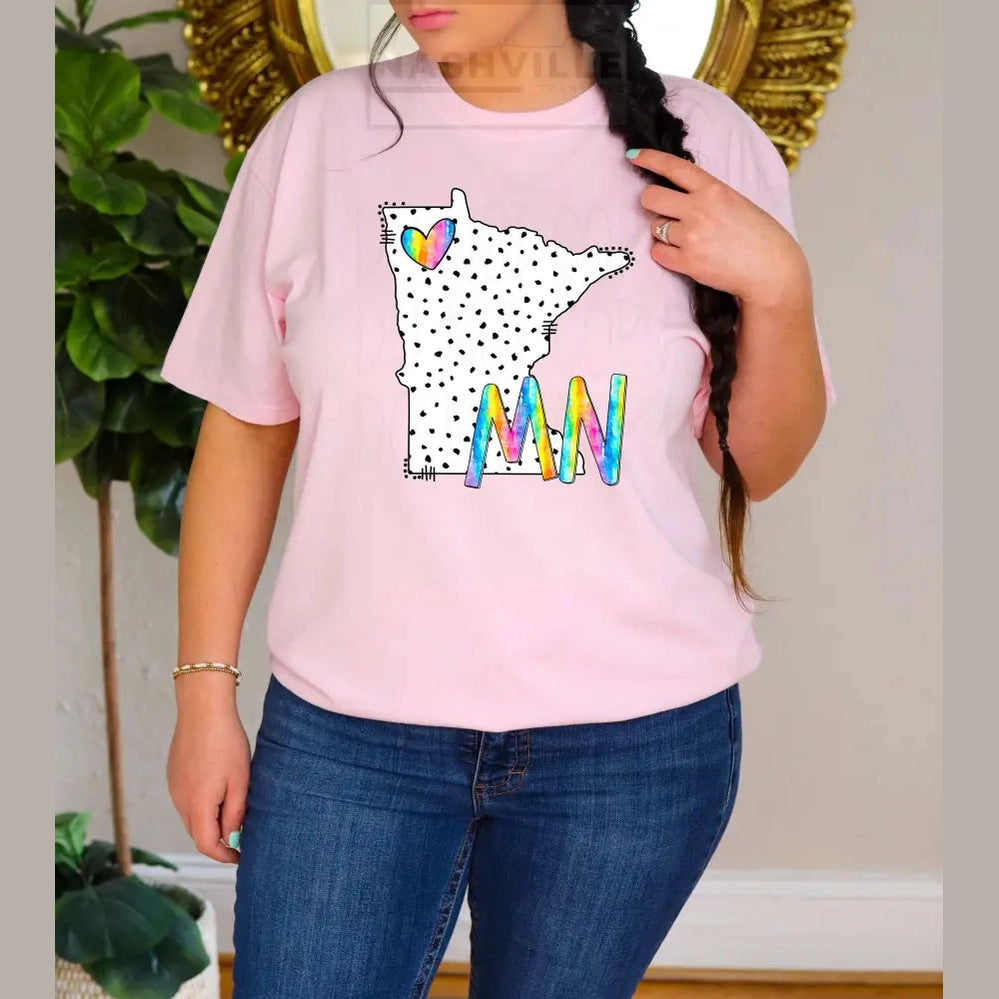 Polka Dot States Tees T - Shirt