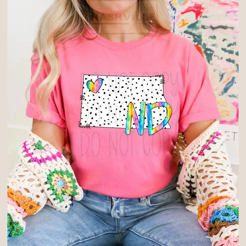 Polka Dot States Tees T - Shirt