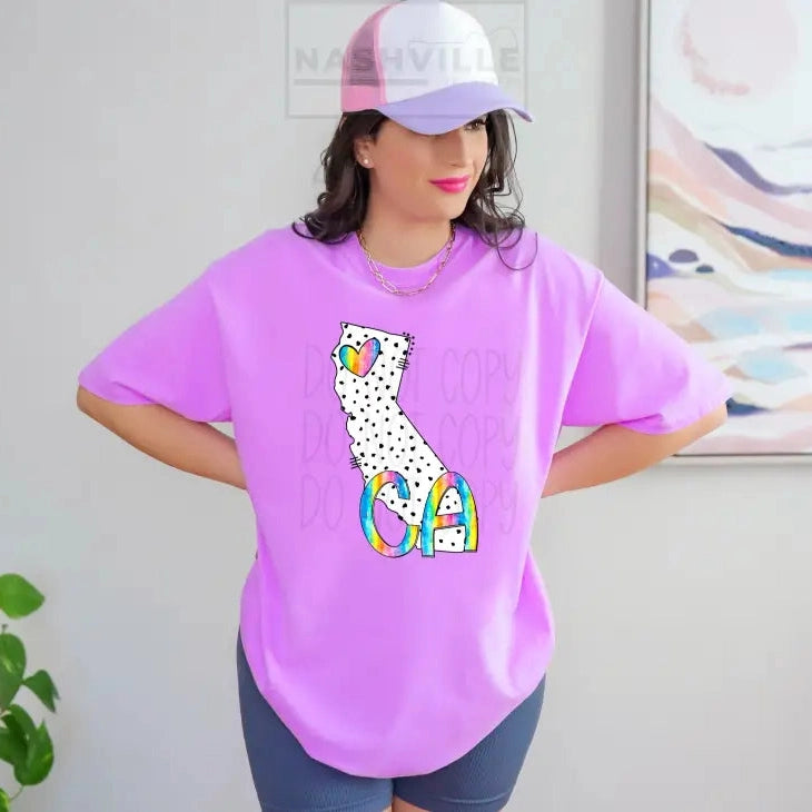 Polka Dot States Tees T - Shirt