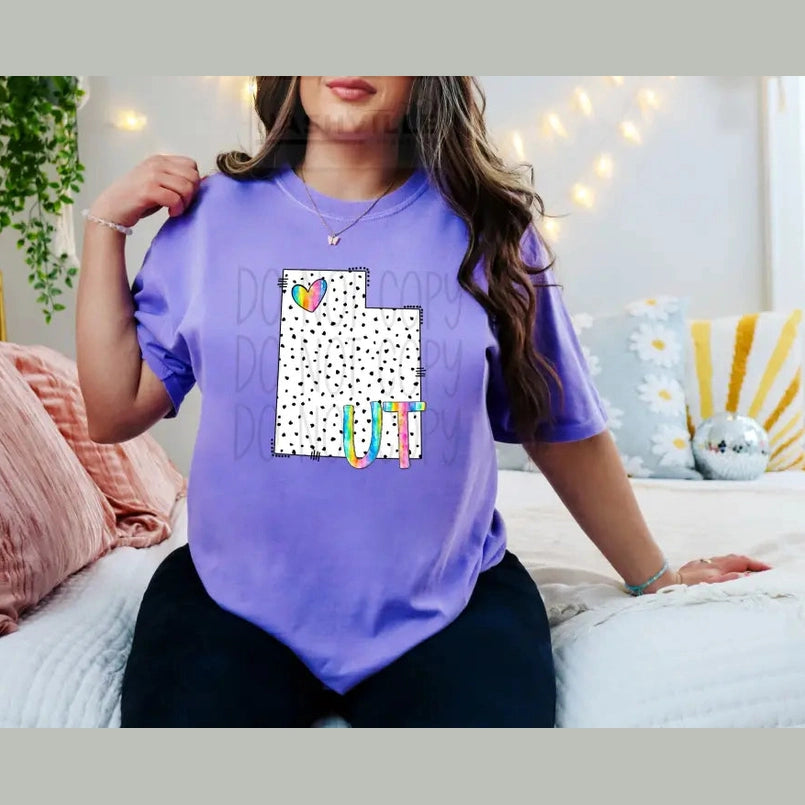 Polka Dot States Tees T - Shirt