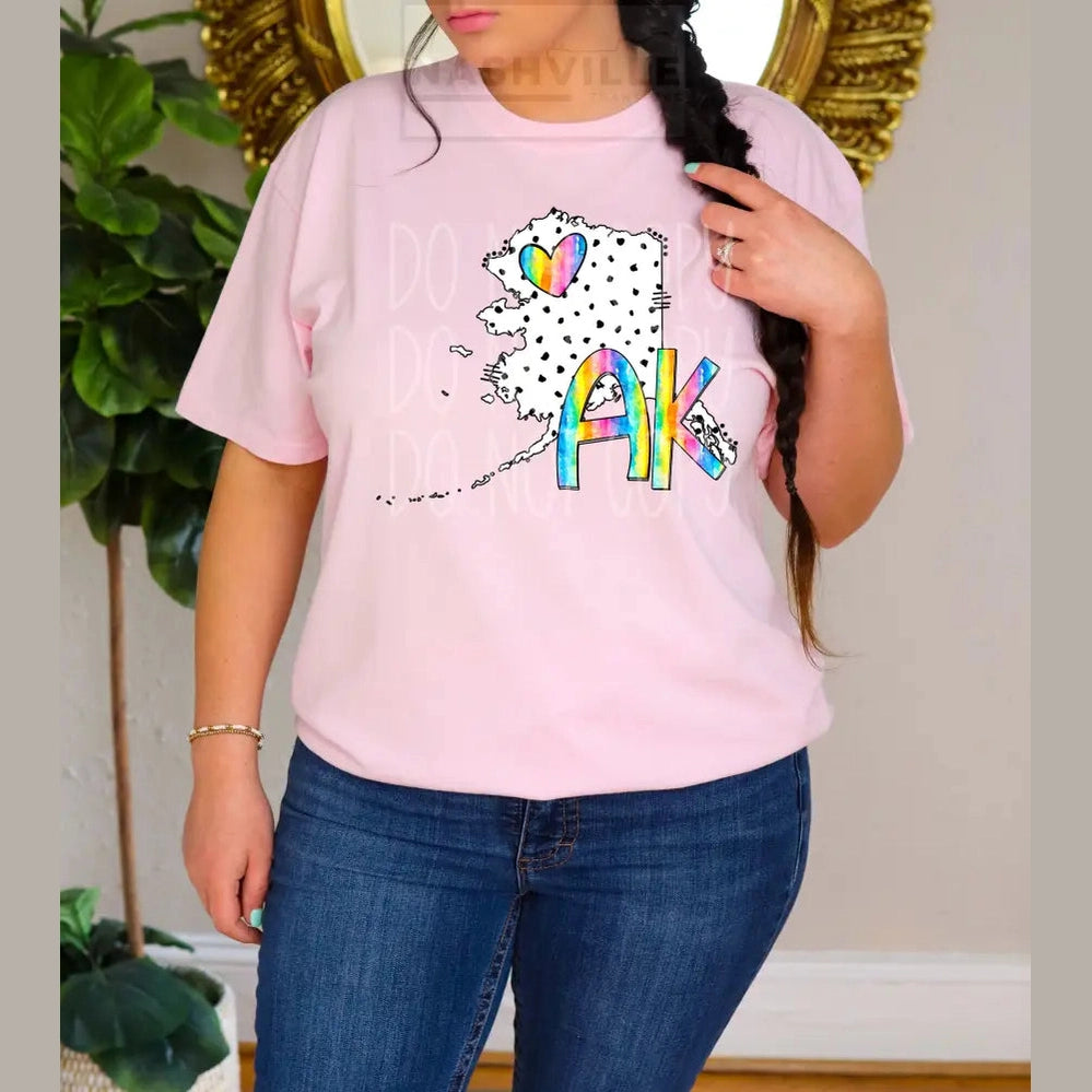 Polka Dot States Tees T - Shirt