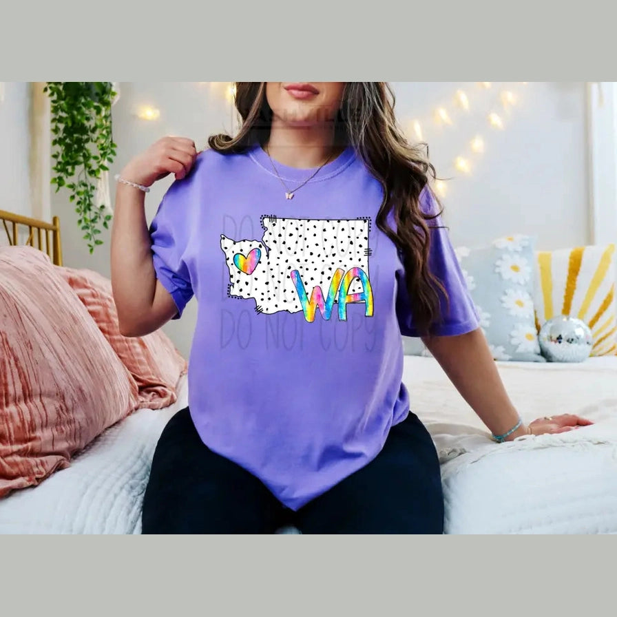Polka Dot States Tees T - Shirt