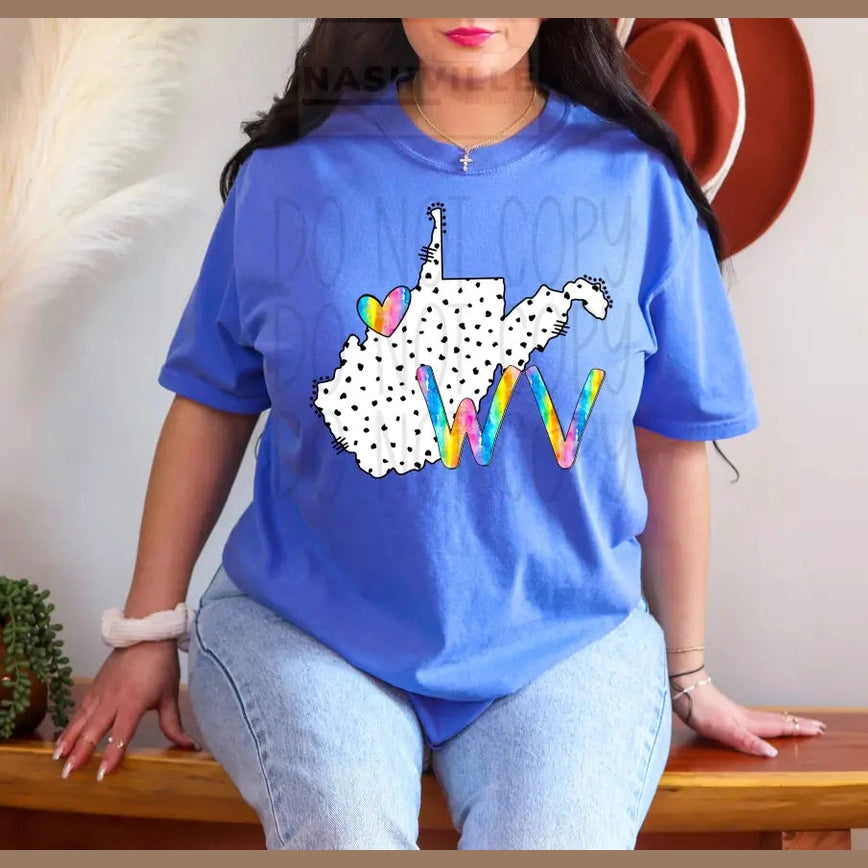 Polka Dot States Tees T - Shirt