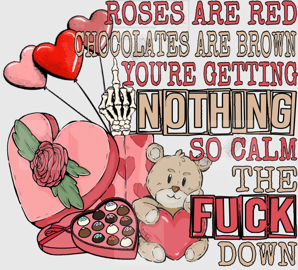Roses Are Red Valentines Holiday Stock Transfer