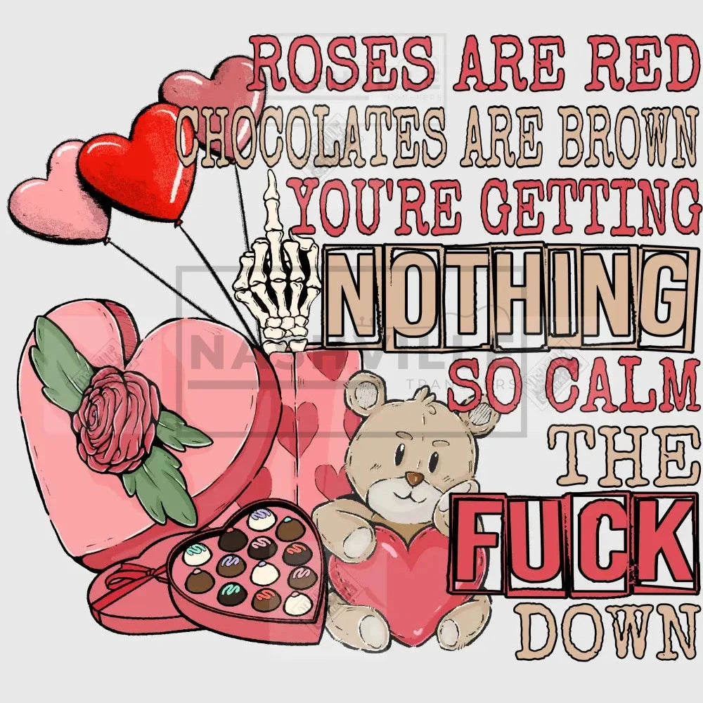 Roses Are Red Valentines Holiday Stock Transfer