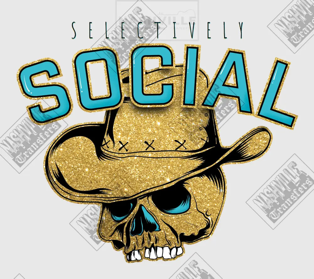Selectively Social Stock Transfer. Blue