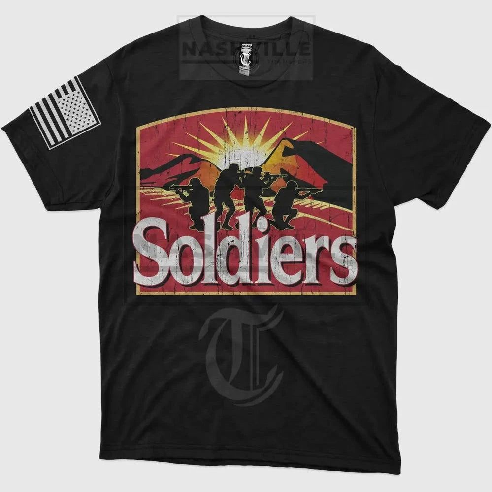Soldiers Grunge Military Tee T-Shirt