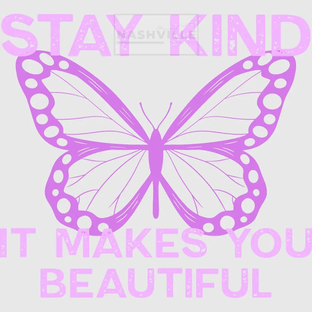 Stay Kind Butterlfy Transfers Purple / Colorburst