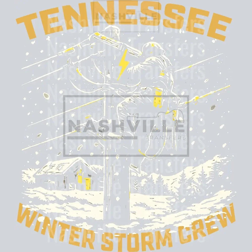 TN WINTER CREW HALFTONED W/BLACK KO TRANSFER